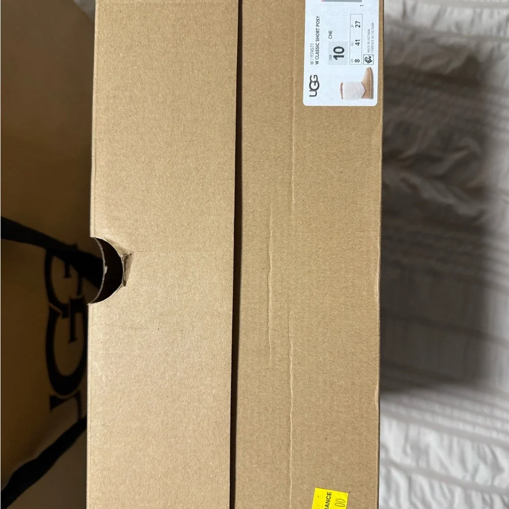 UGG Tan and Cream Shearling Boots - Picture 4 of 4